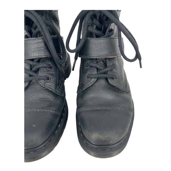 Dr. Martens Triumph Black Boots Womens 8 Mens 7 - Picture 8 of 13